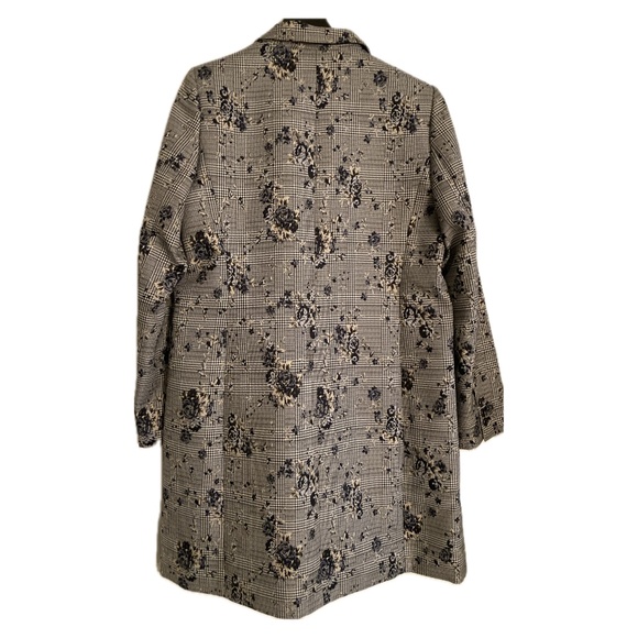 NWOT Calvin Klein Houndstooth Long Blazer/Coat - Picture 6 of 6